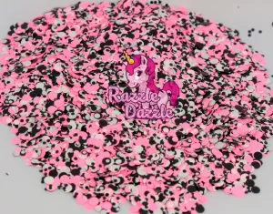 Razzle Dazzle Minnie Glitter- Cosmetic Nail, Ideal for Resin Arts Crafts, Personalized, Multi-Purpose Making Tumblers, Silicon Molds, Party Invitation, Phone Cover, Nail