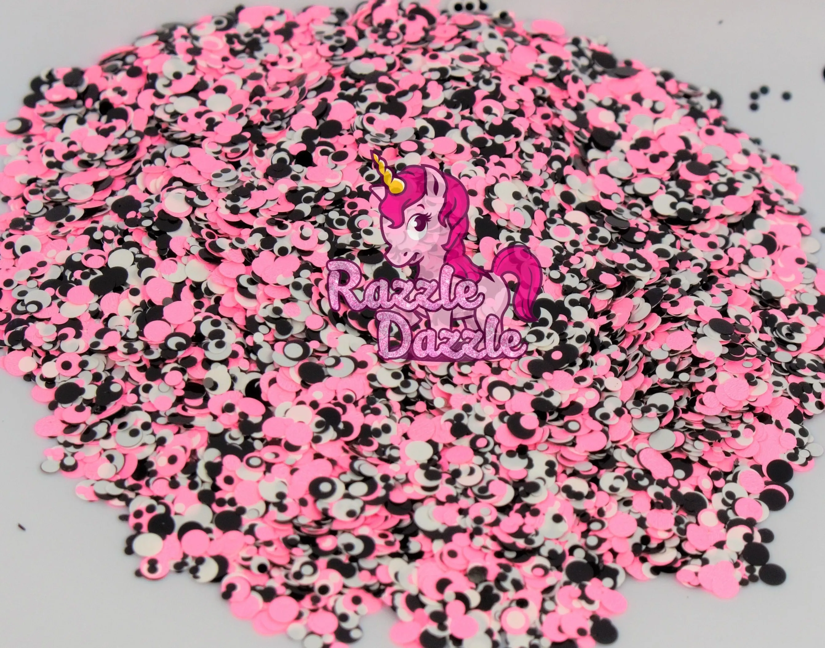 Razzle Dazzle Minnie Glitter- Cosmetic Nail, Ideal for Resin Arts Crafts, Personalized, Multi-Purpose Making Tumblers, Silicon Molds, Party Invitation, Phone Cover, Nail