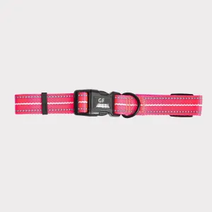 Reflective Dog Collar | Neon Pink