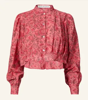 Rhiannon Raspberry Blouse