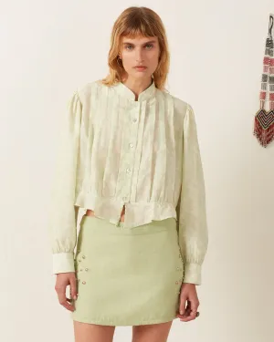 Ryland Celadon Clover Shirt