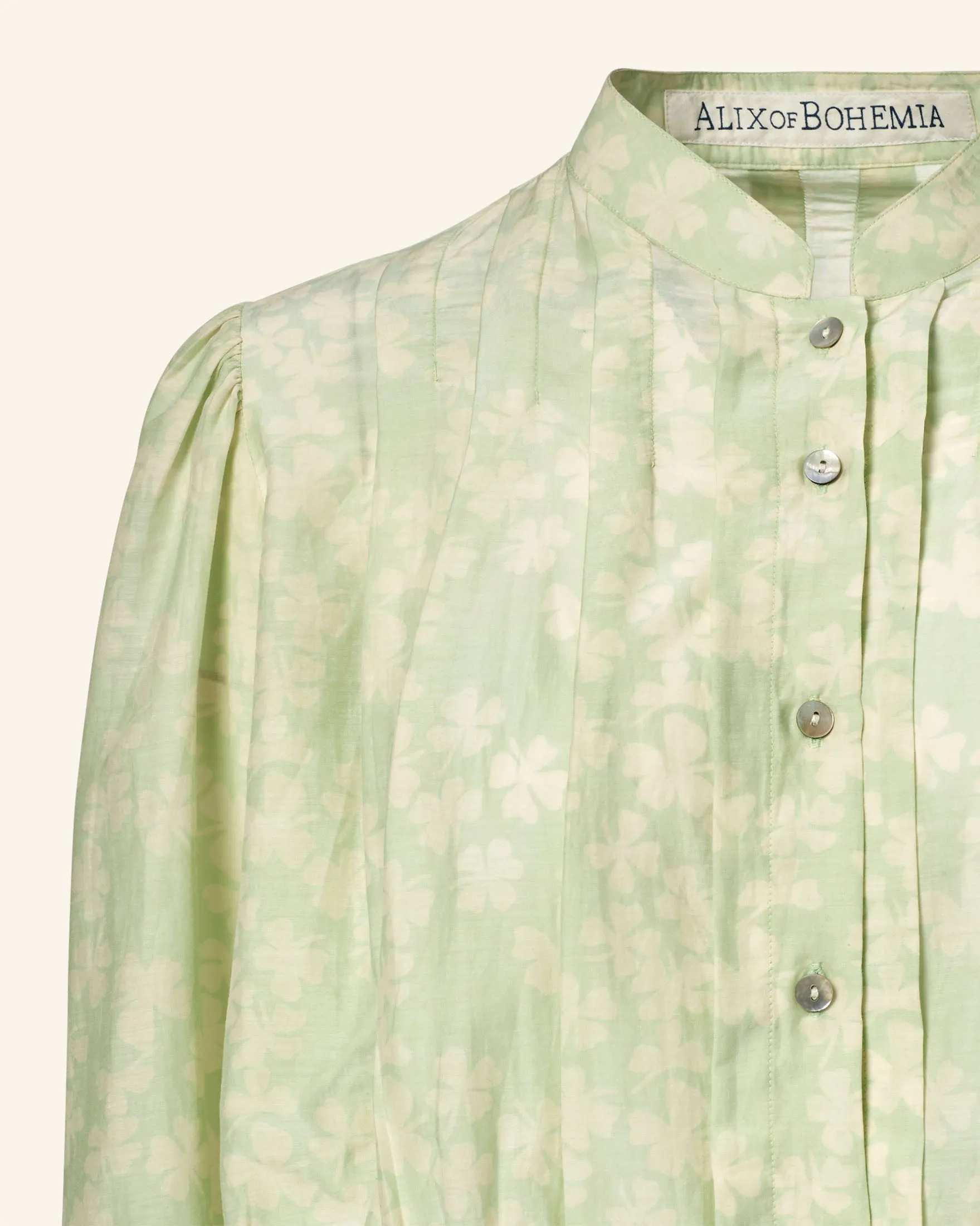 Ryland Celadon Clover Shirt