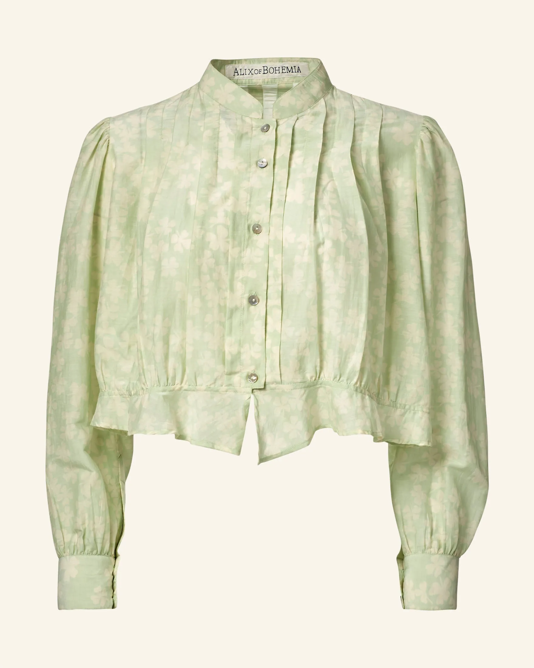 Ryland Celadon Clover Shirt