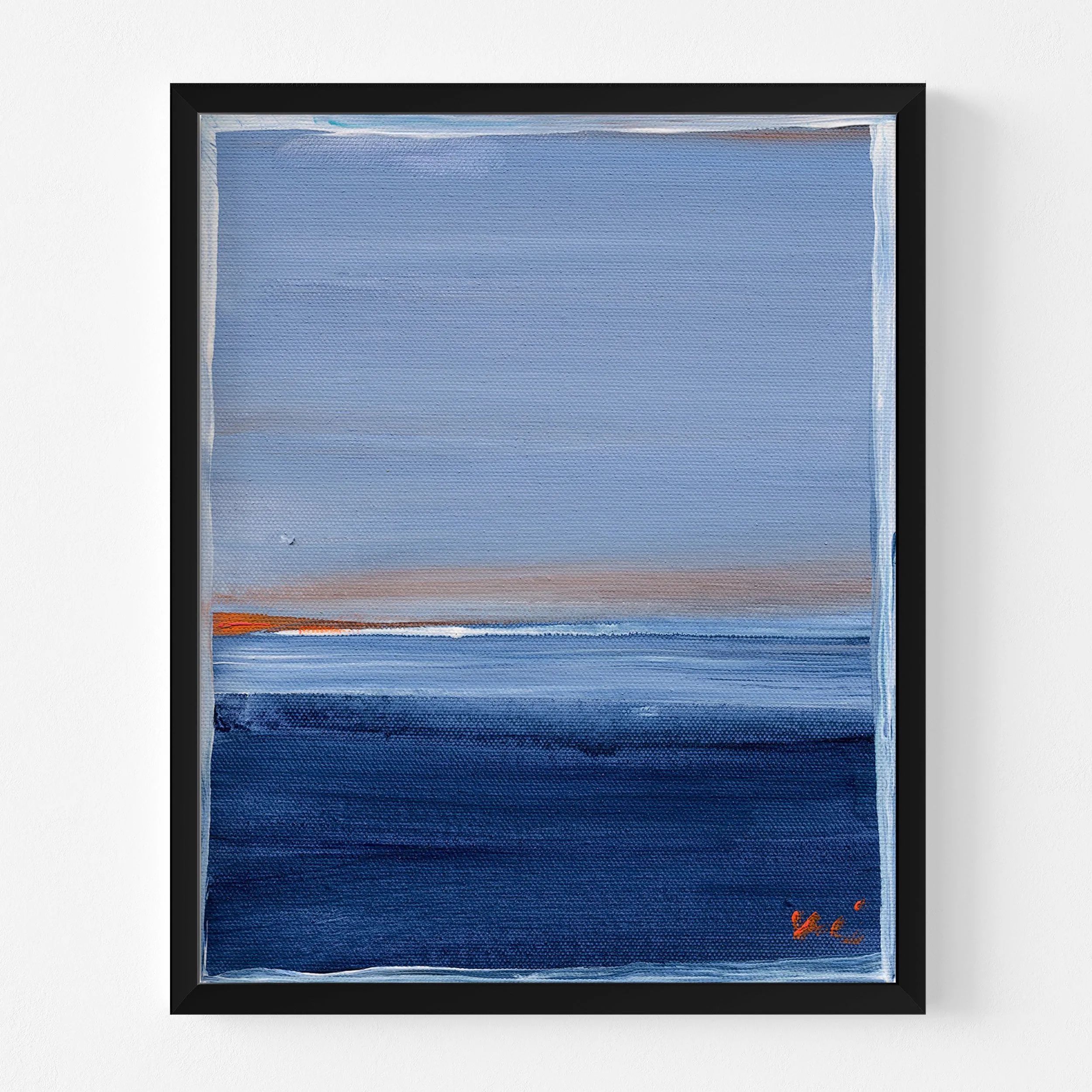 Santorini Sunset Art Print