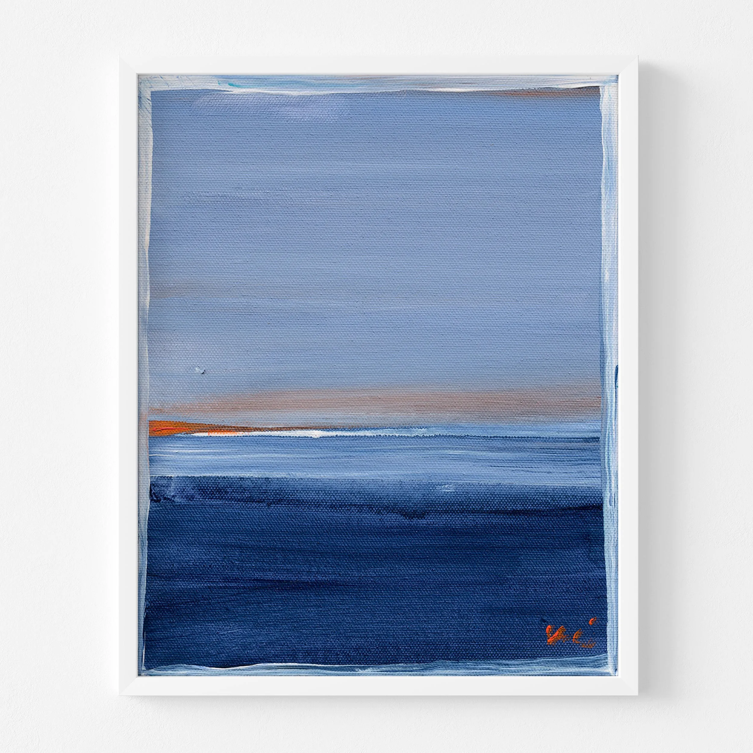 Santorini Sunset Art Print