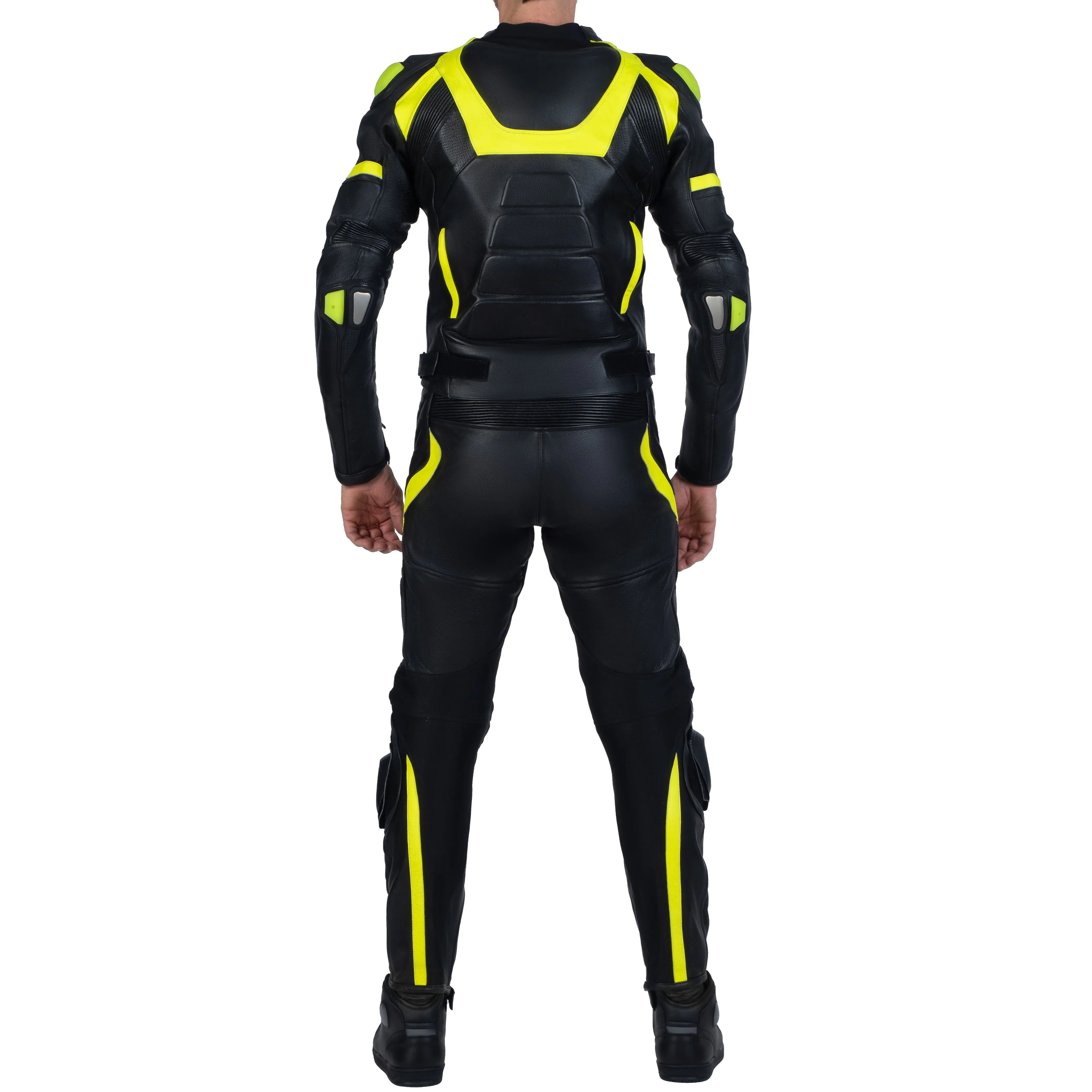 Scorpio Light-reflective Black Motorcycle Racing Leather Pants