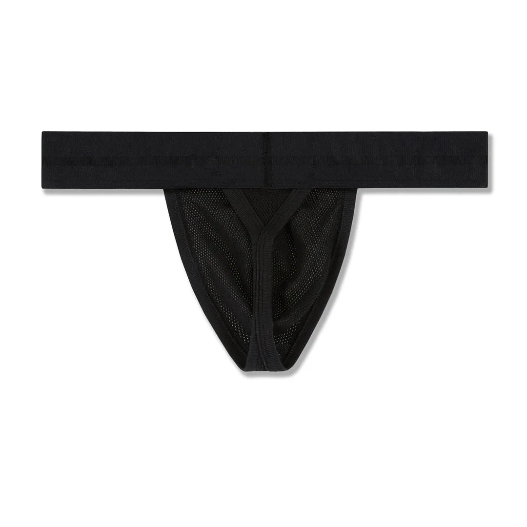 Scrimmage Thong Bob Black