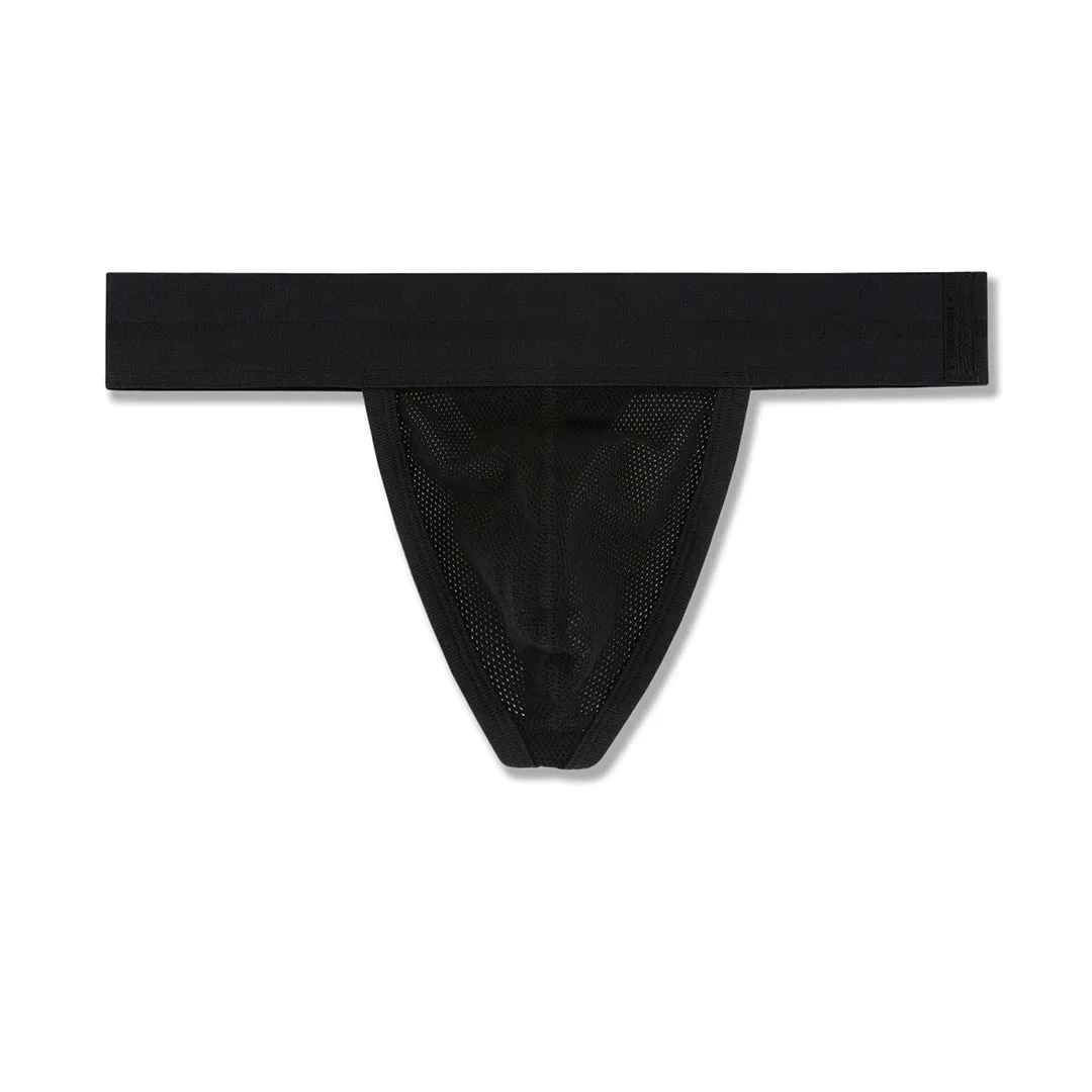 Scrimmage Thong Bob Black