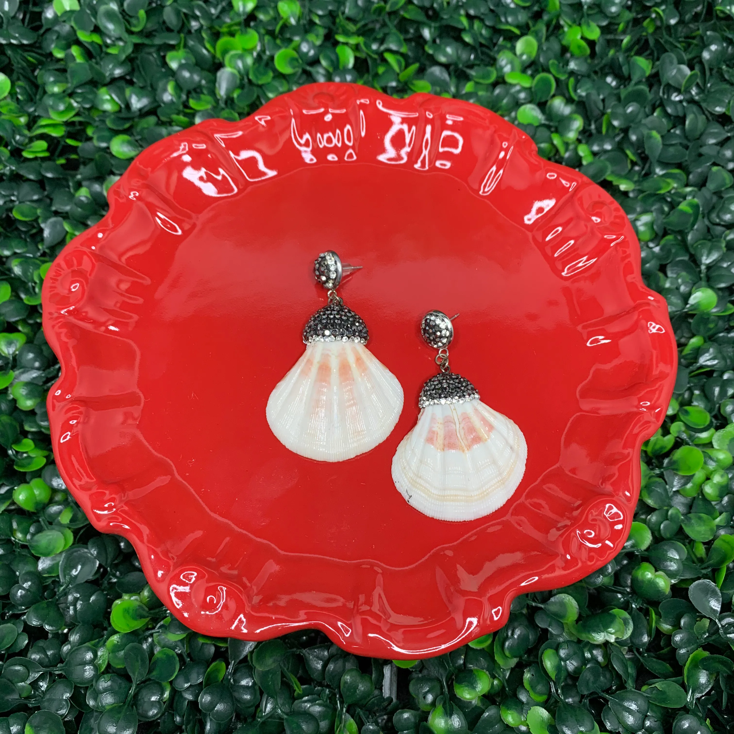 Sea Shells Embellished with Pave Crystals 220-38 | Erika Williner Designs