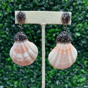 Sea Shells Embellished with Pave Crystals 220-38 | Erika Williner Designs