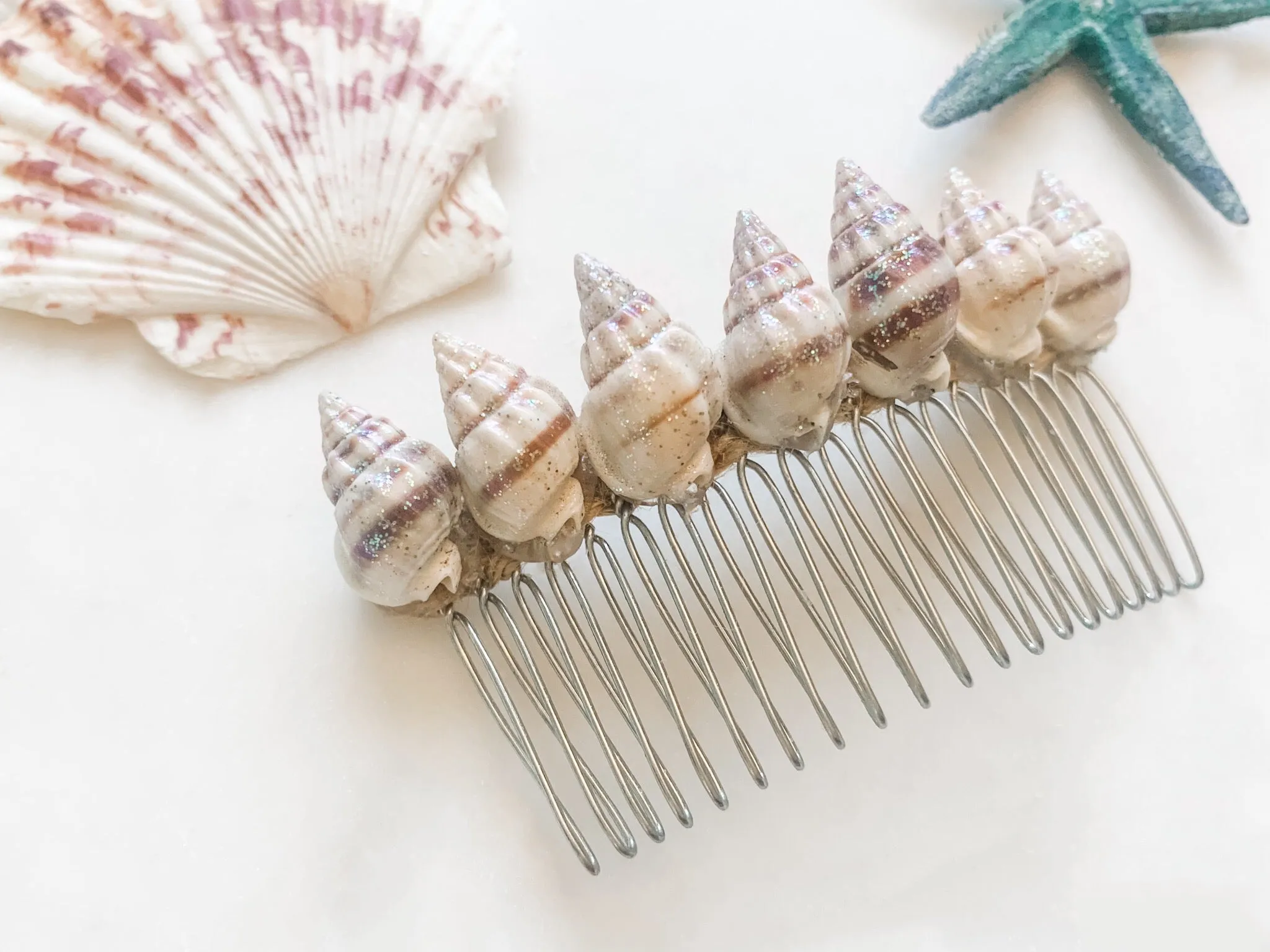Seashell Hair Comb