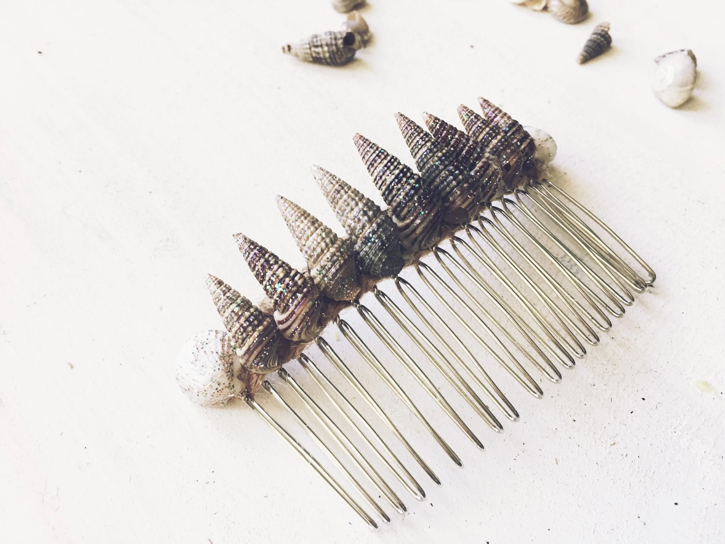 Seashell Hair Comb