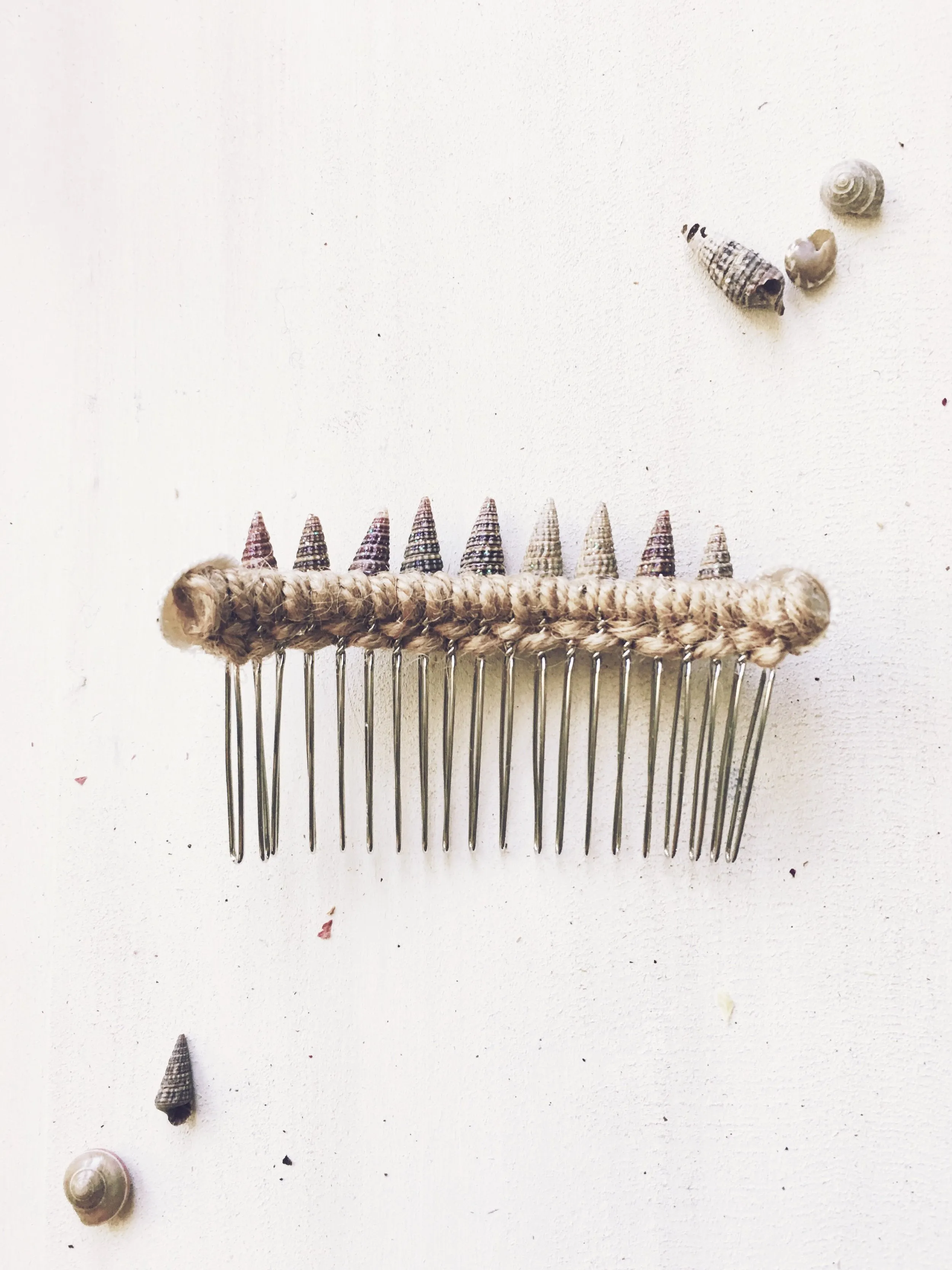 Seashell Hair Comb