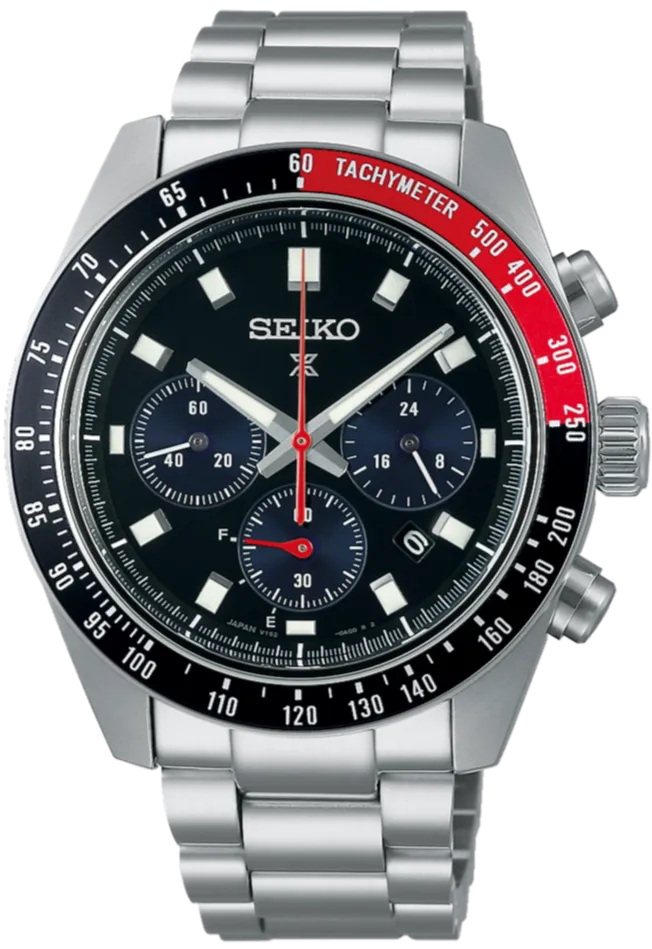 Seiko Prospex Speedtimer Solar Chronograph Black-Dial SBDL099 (SSC915)