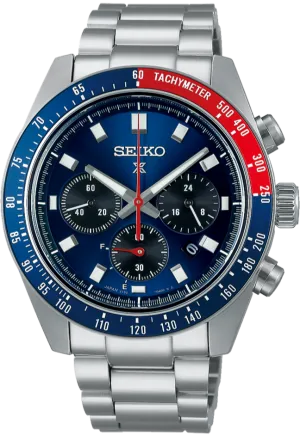 Seiko Prospex Speedtimer Solar Chronograph Blue-Dial SSC913 (SBDL097)