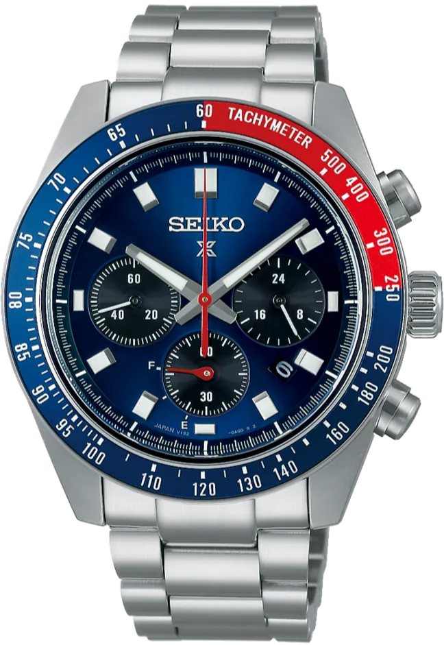 Seiko Prospex Speedtimer Solar Chronograph Blue-Dial SSC913 (SBDL097)