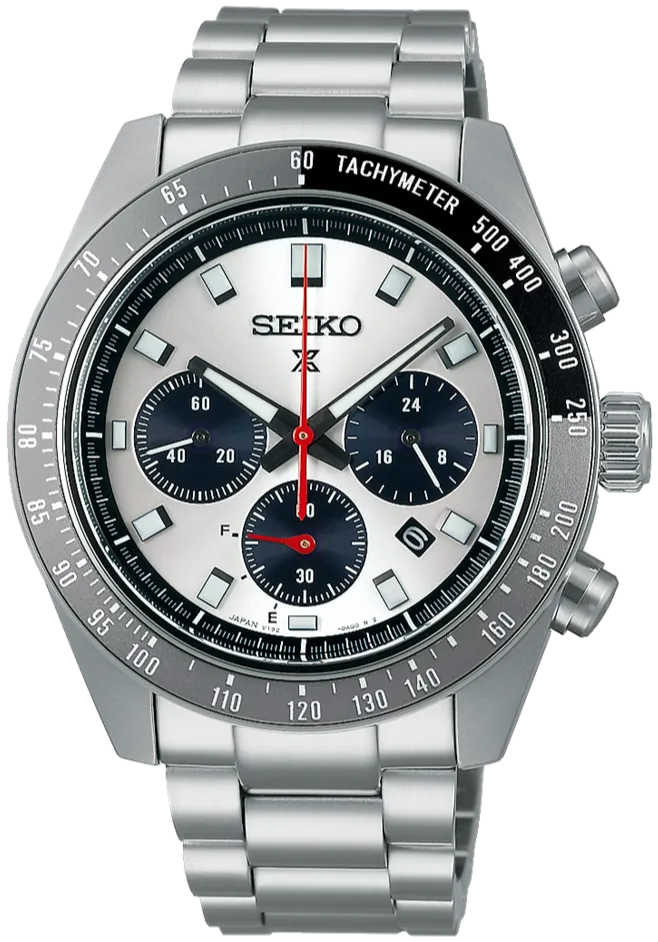 Seiko Prospex Speedtimer Solar Chronograph Grey Bezel Panda-Dial SBDL095