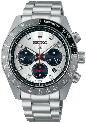 Seiko Prospex Speedtimer Solar Chronograph Grey Bezel Panda-Dial SBDL095