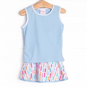 Shelby Skort Set, Blue