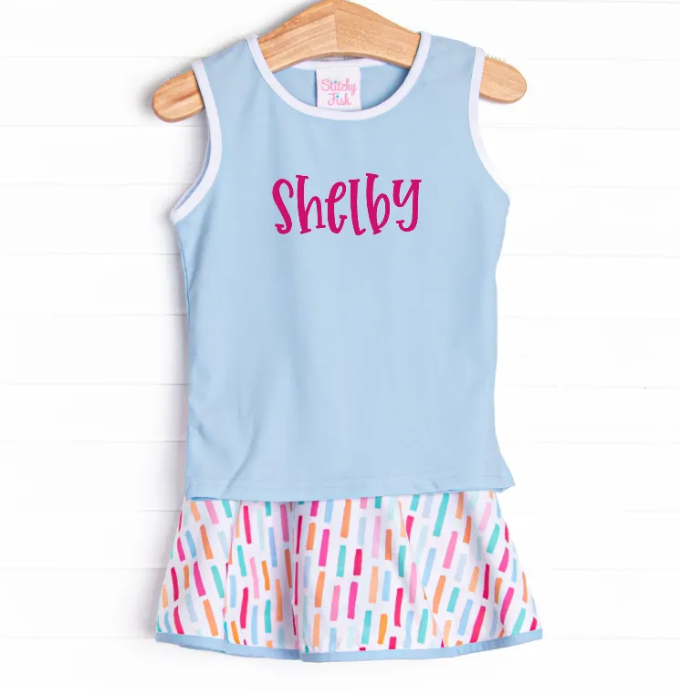 Shelby Skort Set, Blue
