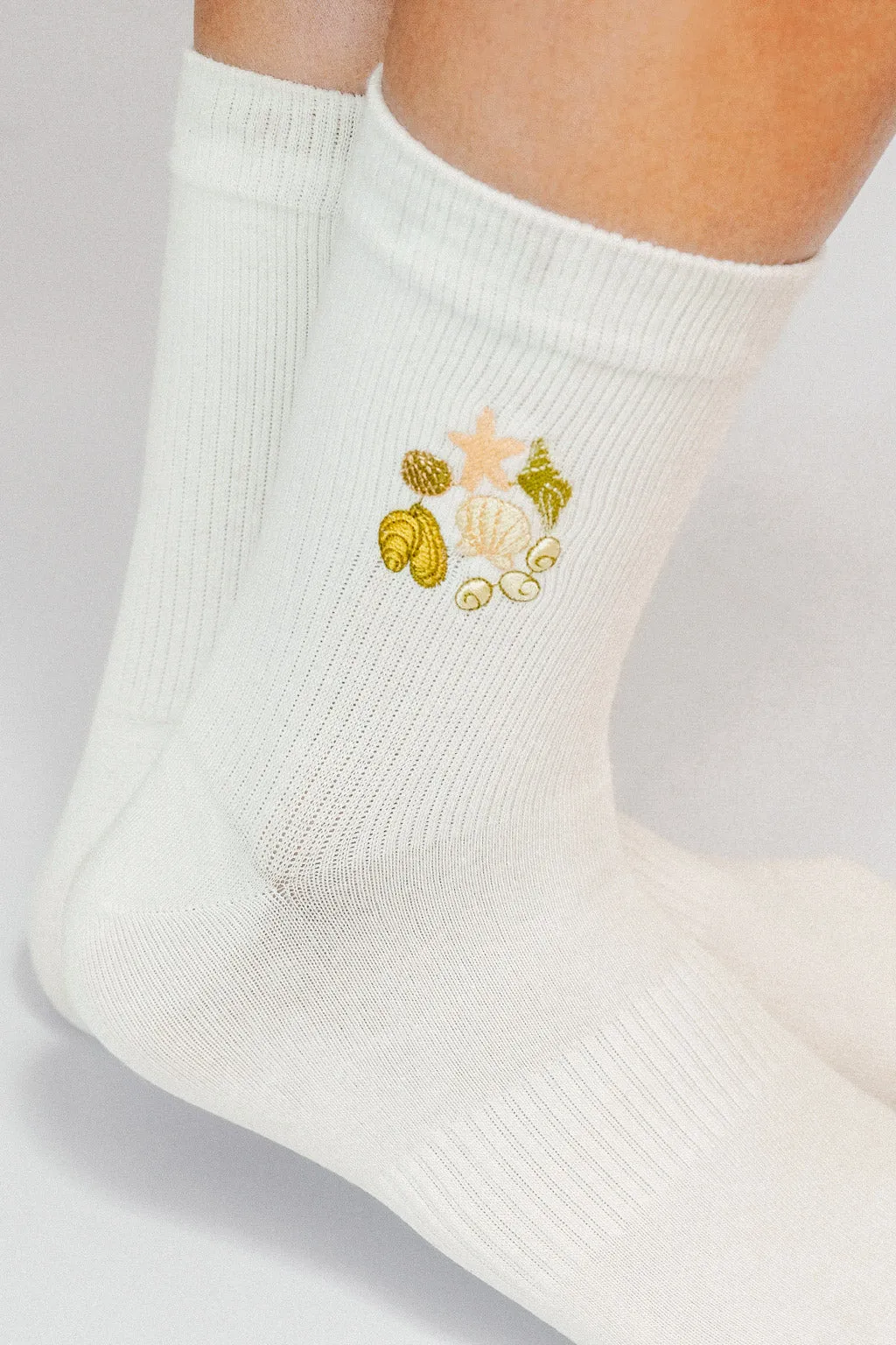 Shell Knit Ankle Sock by The SoulShine Co.