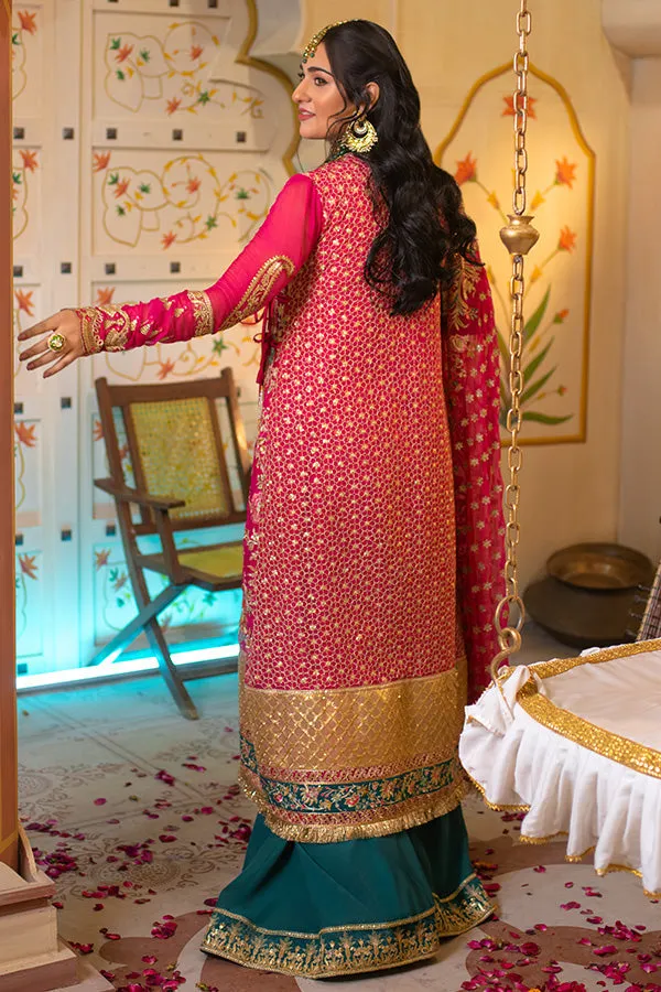 Shocking Pink Embroidered Pakistani Salwar Kameez Dupatta Salwar Suit