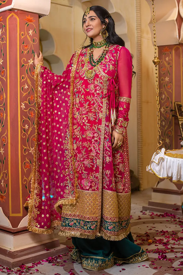 Shocking Pink Embroidered Pakistani Salwar Kameez Dupatta Salwar Suit