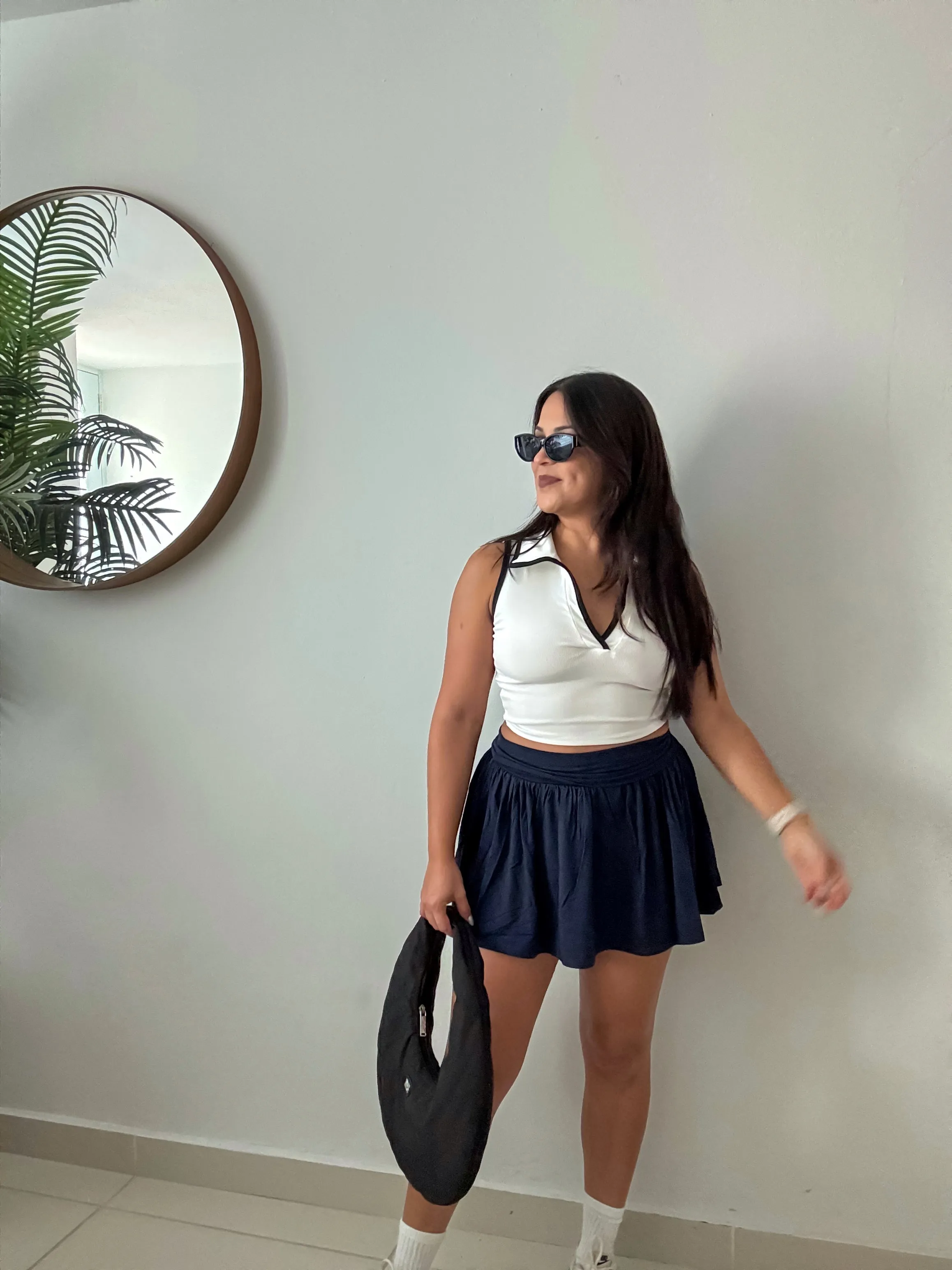 Sporty Vibes Set - Navy Skirt