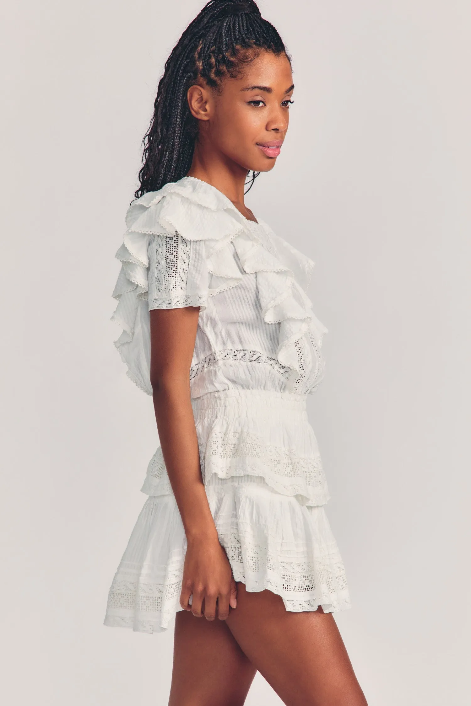 Stella Dress - Antique White