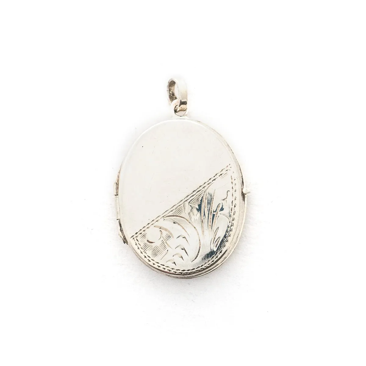 Sterling Silver Vintage Paisley Locket