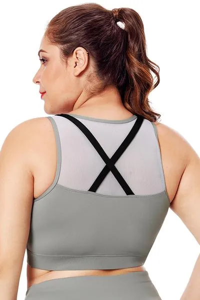 Strap Detail Yoga Crop Top