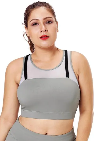 Strap Detail Yoga Crop Top