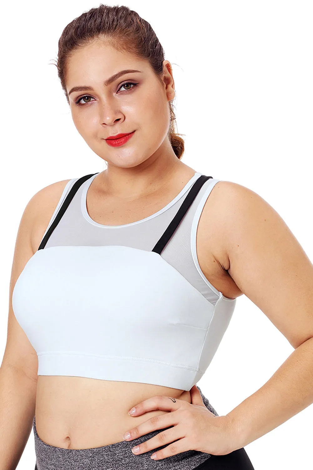 Strap Detail Yoga Crop Top