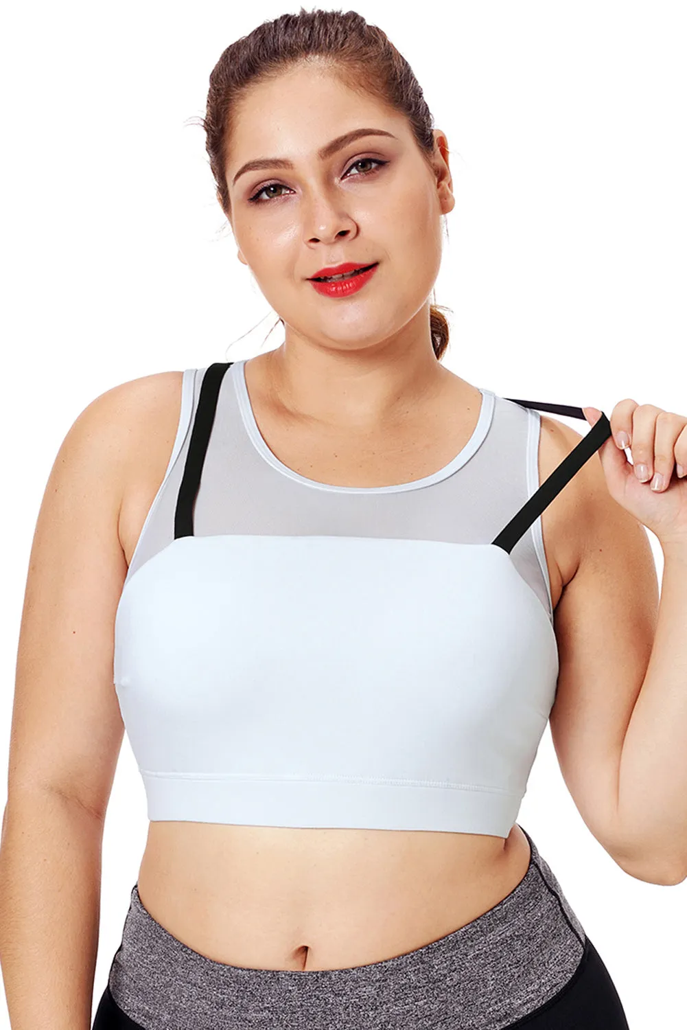 Strap Detail Yoga Crop Top