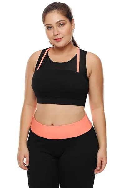 Strap Detail Yoga Crop Top