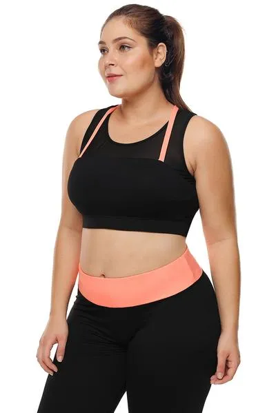 Strap Detail Yoga Crop Top