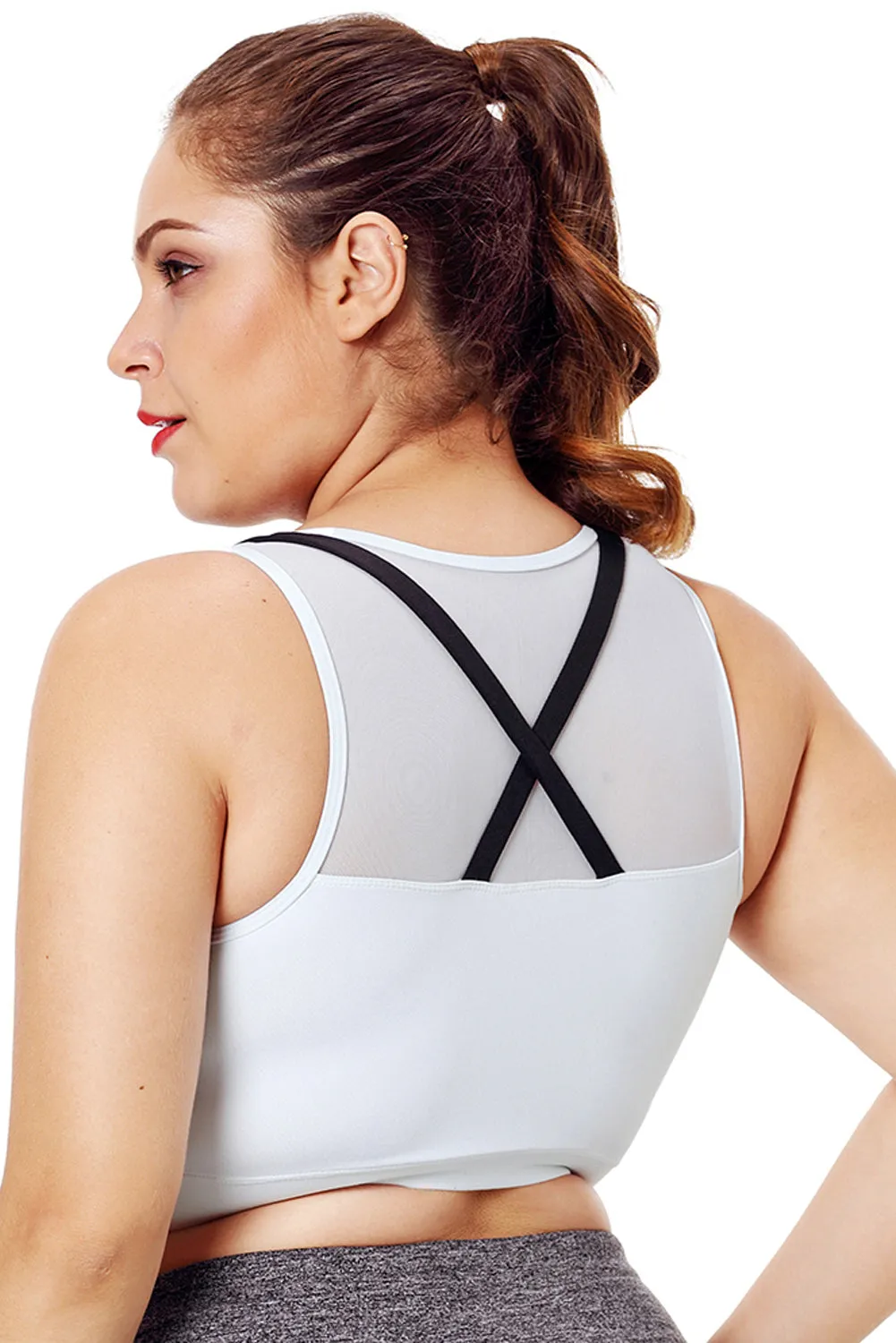 Strap Detail Yoga Crop Top