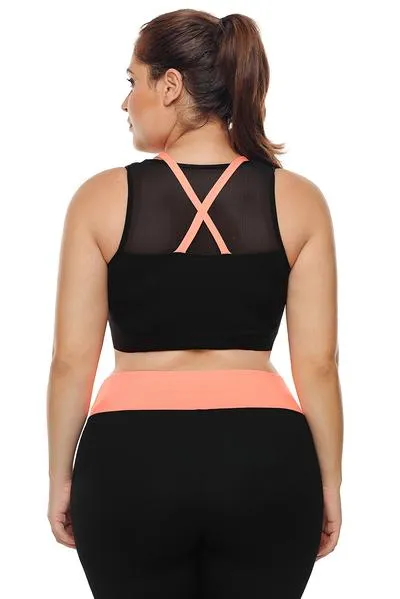 Strap Detail Yoga Crop Top