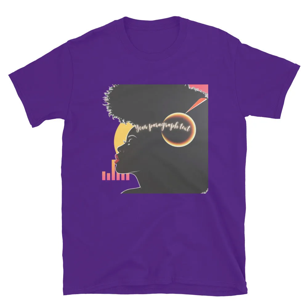 T-SHIRT Unisex (SS) "Your Paragraph Text"