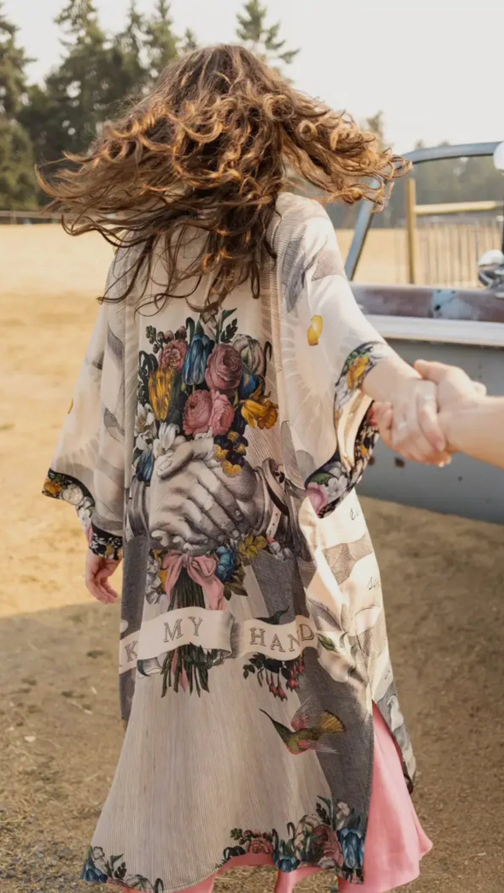 Take My Hand Kimono Duster