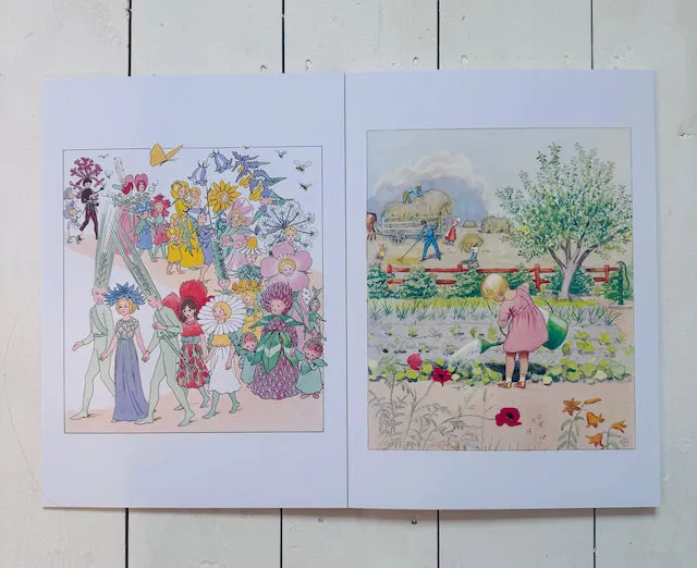 The Art of Elsa Beskow | 20 Pull Out Frames