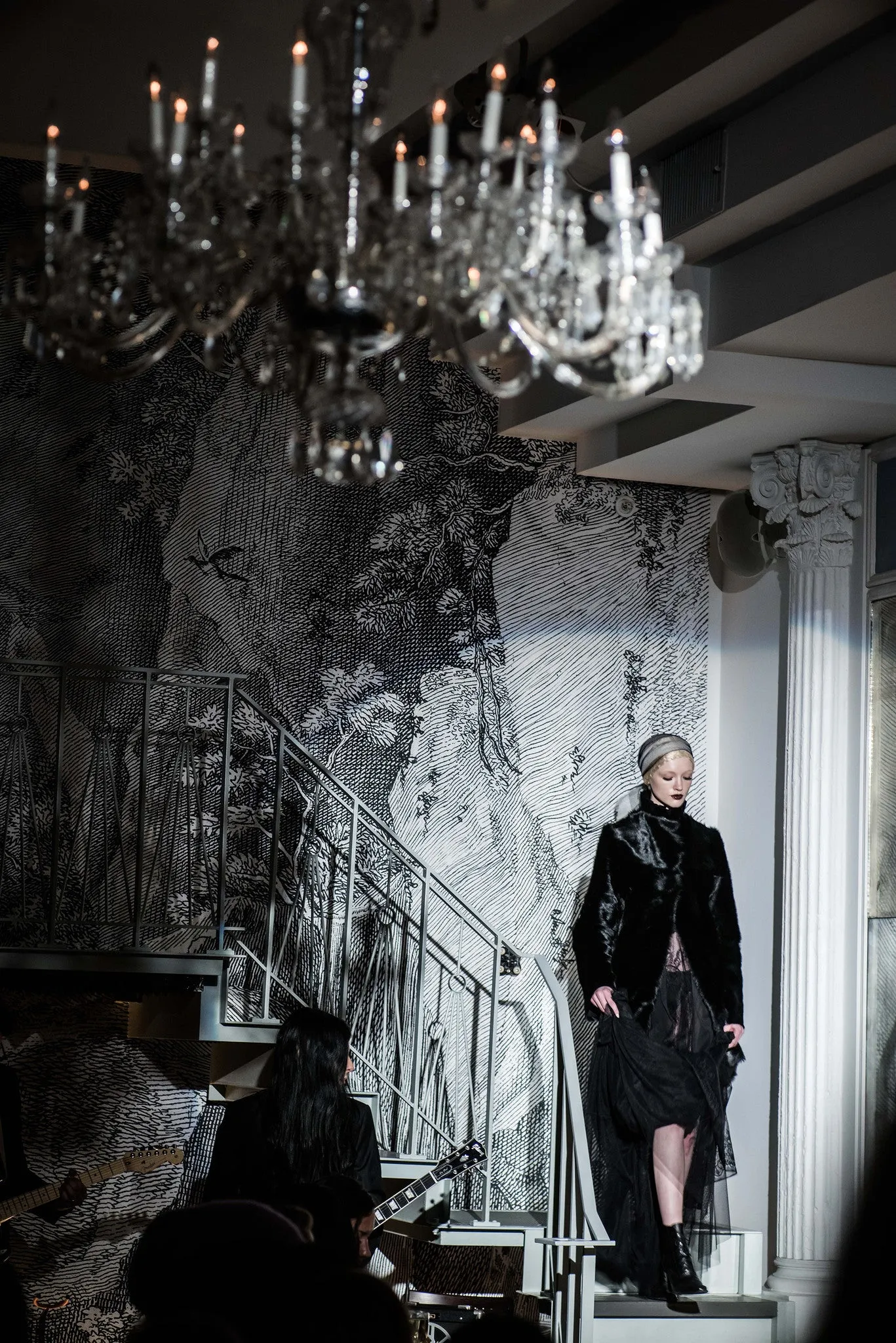 The Creator Edwardian Collar Fur Coat