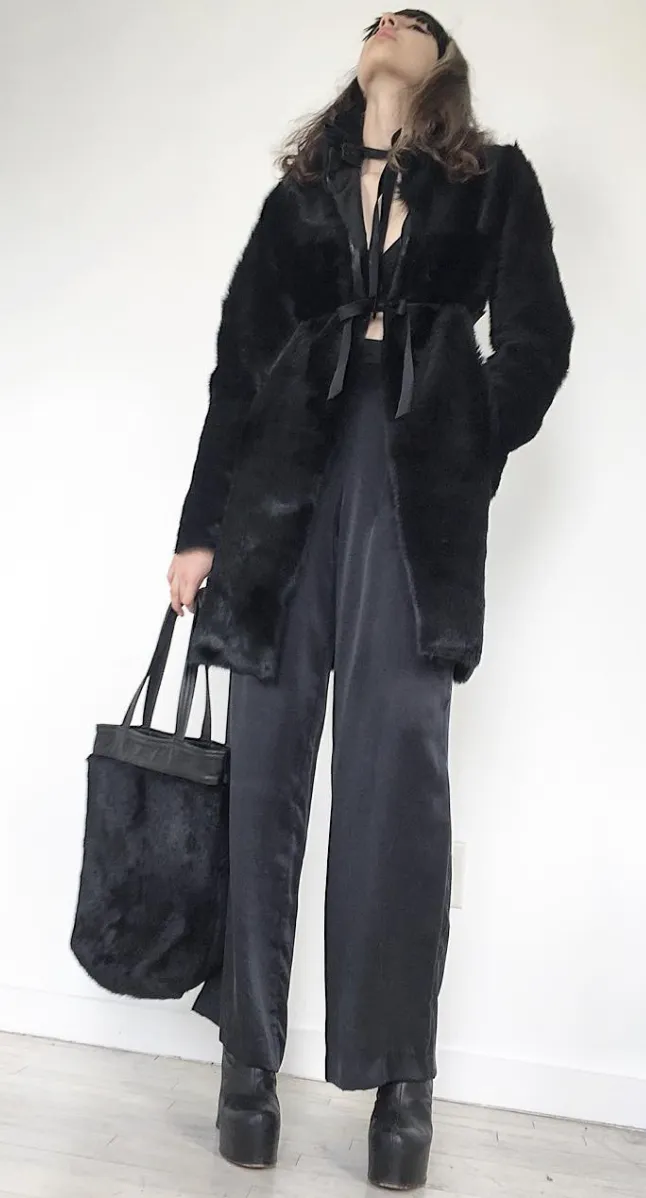 The Creator Edwardian Collar Fur Coat