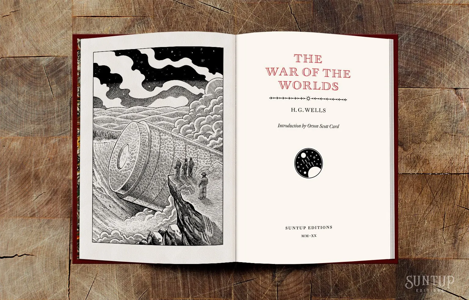 The War of the Worlds by H.G. Wells - Lettered Edition