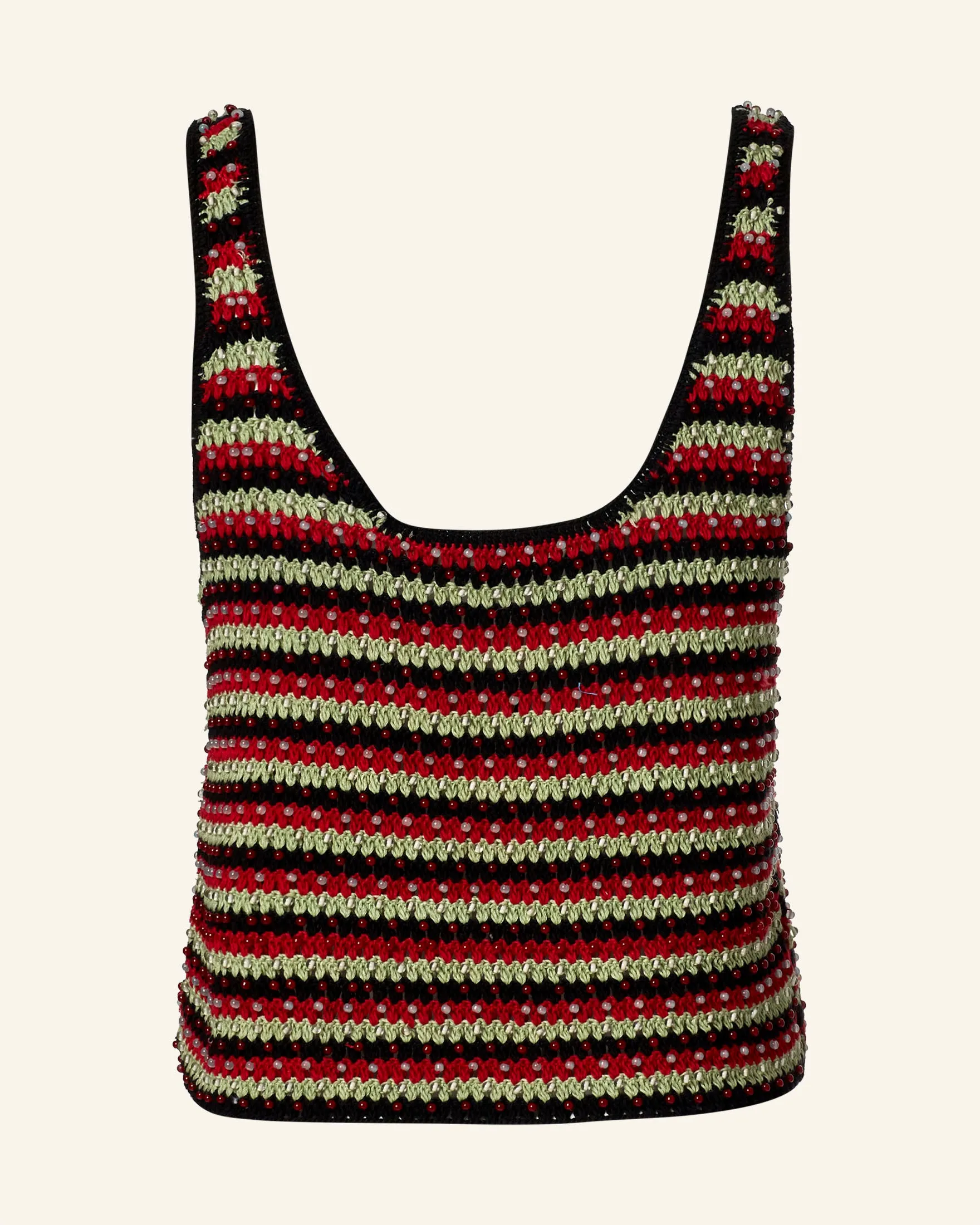 Tina Poinsettia Crochet Top