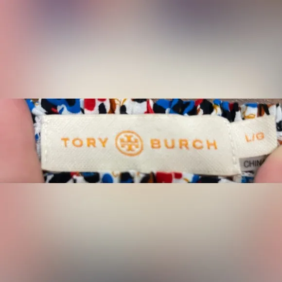 TORY BURCH Mini Wildflower Smocked A-Line Beach Skirt