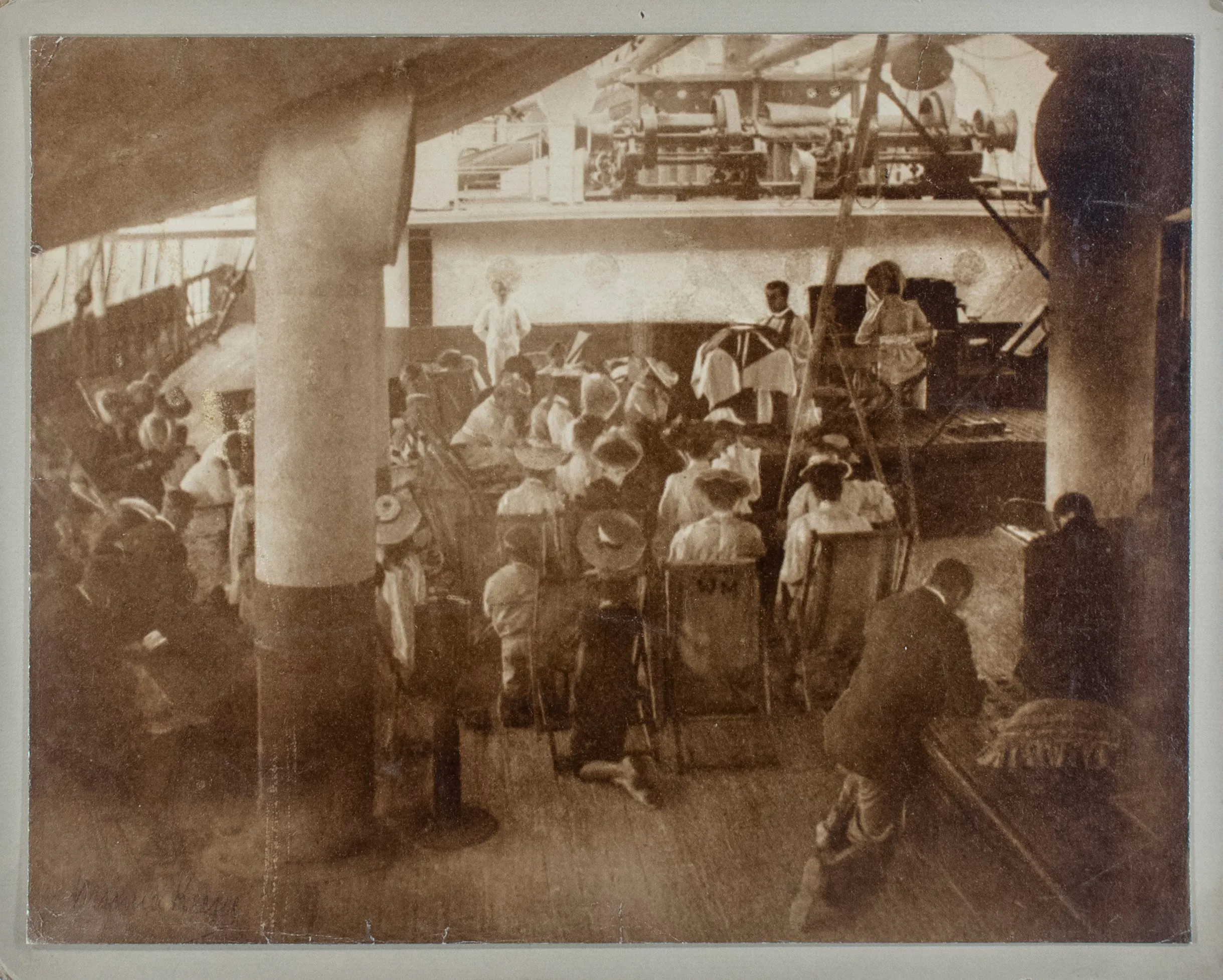 Untitled [Mass on a ship]