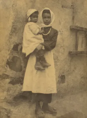 Untitled [Woman holding child]