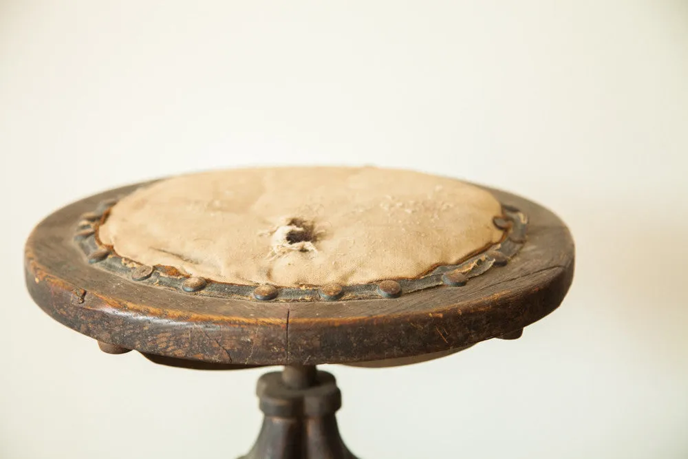 Victorian Antique Industrial Wooden Stool