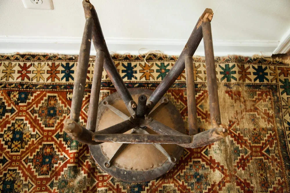 Victorian Antique Industrial Wooden Stool